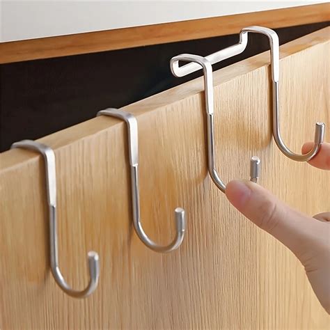 over cabinet door hook steel|decorative over the door hangers.